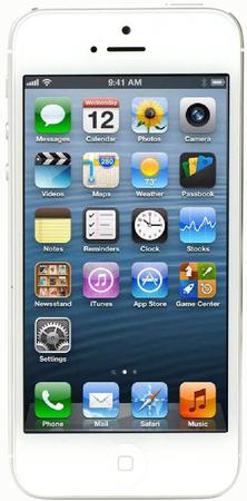 Смартфон Apple iPhone 5 64Gb White & Silver - Липецк